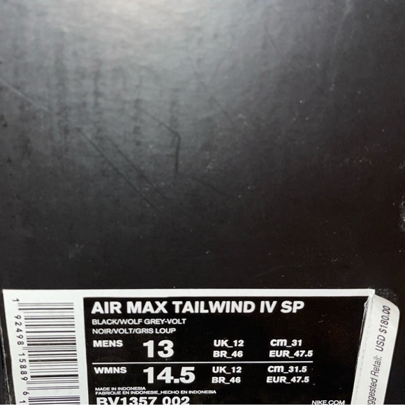 Air Max Tailwind IV SP - Picture 4 of 5